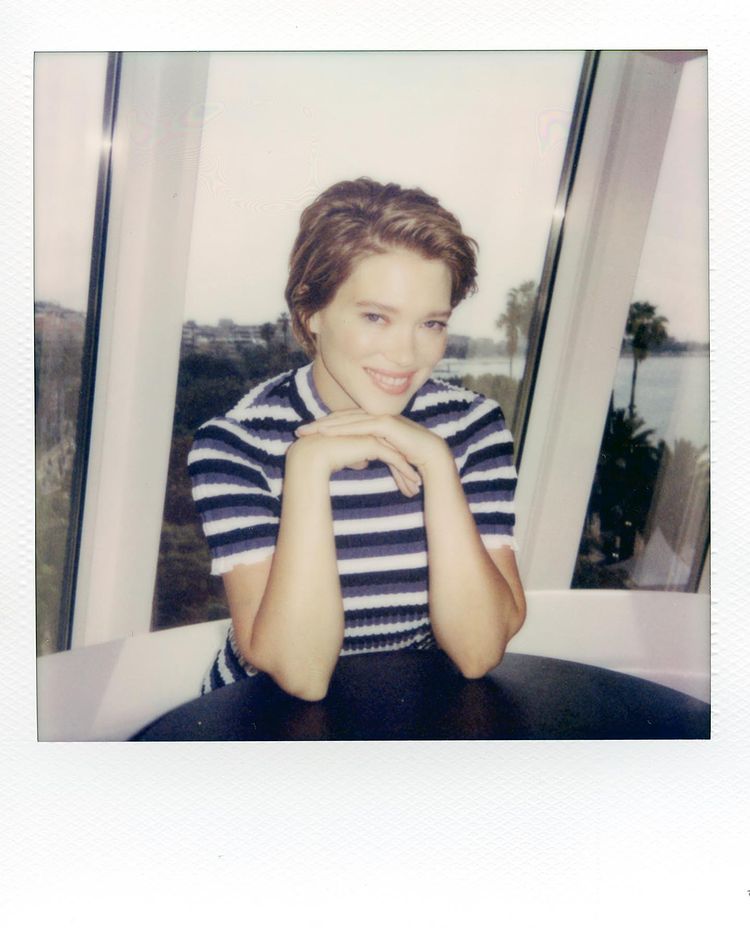 Léa Seydoux Daily — @love_celebrities_hair Filming with Lea Seydoux