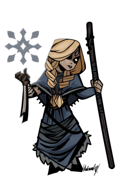 blakmurd - crystal maiden in darkest dungeon style, even with...