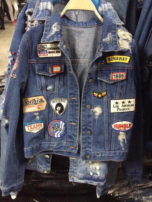 growingup-a-90s-kid:Image via We Heart It #denimjacket #fashion #grunge - weheartit.com/entry