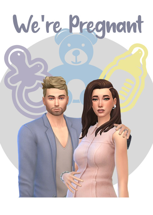 ♥ We’re Pregnant ♥ This is a fixed and updated version of my original 2016 pose 