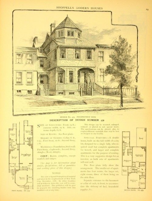 Shoppell&rsquo;s Modern Houses (1886) - Design No. 439