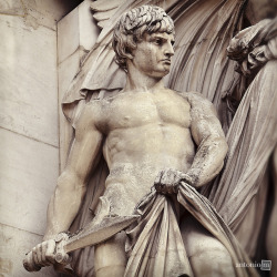 Palais Garnier façade sculpture (detail), Paris