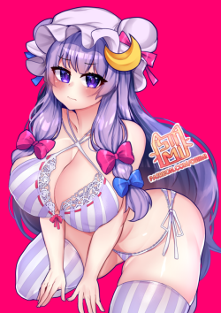 osiimi-chan:  https://www.patreon.com/osiimiHigh quality 9 images available on PATREON.Patchouli Knowledge.