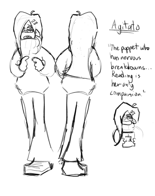 My 2 Charcters For My Ouppet Thing (THERES 8 MORE BUT UNDESIGNED YET)