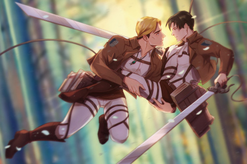 gravesecret:Better cherish every moment you have, you never know if it’s the last one.Happy Eruri Va