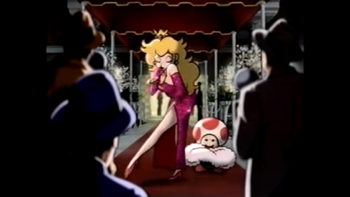 speedyssketchbook: thefreshprinceofjunes: peach looks SO GOOD in this old japanese commercial for super mario all stars i am living Will need to use this dress at some point.  <3 <3 <3 <3