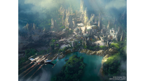 Disneyland Park Guests Get a Peek at New Star Wars-Themed Land&lsquo;Star Wars Land&rsquo;: Disneyla