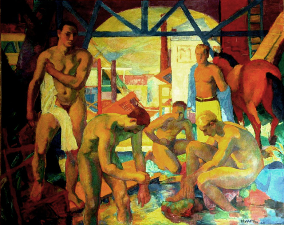   Charles Kvapil, “Fin de journée,” 1949  