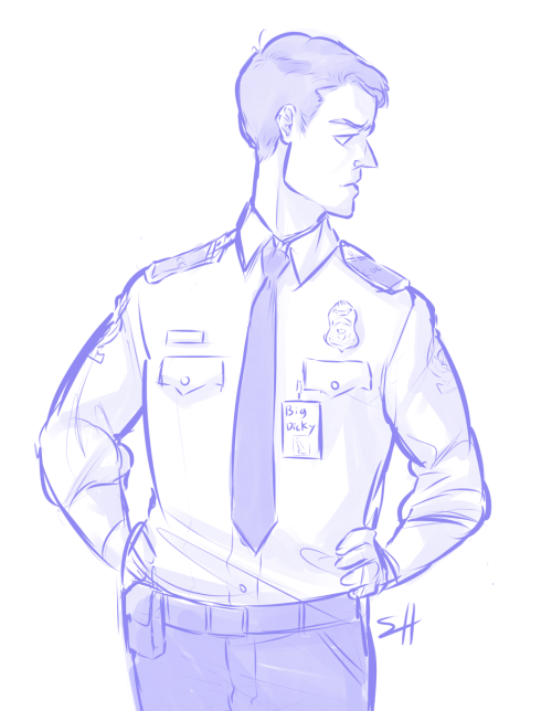 artcicles:Mr.Collins aka the worst person to put in uniform ever, drawn from the livestream