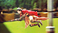 sybilltrelawneys:  HP Meme, four locations→ The Quidditch Pitch