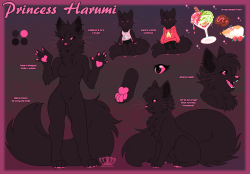 princessharumi:    I finally updated my fursona’s ref sheet !! Hoo boy it took a while, but I wanted to capture how my fursona has grown and evolved over the past 2 years that I’ve had her. I’ve never felt this comfortable with a fursona before