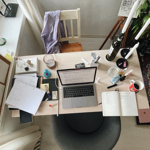 why-the-heck-not:03.02.21, wednesday, 16:01messy desk, even messier mind