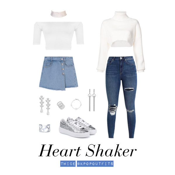 Kpopoutfits Outfits Inspired By Heart Shaker By Twice All