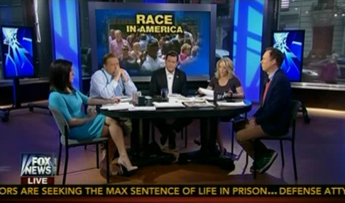 mediamattersforamerica:Who gets to discuss America’s racial issues on Fox News: Five white people.