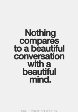 Or a dirty conversation with a dirty mind