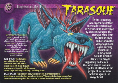dragon-discourse:Name: TarasqueReview: As you may or may not know, the Tarasque is my all time favor