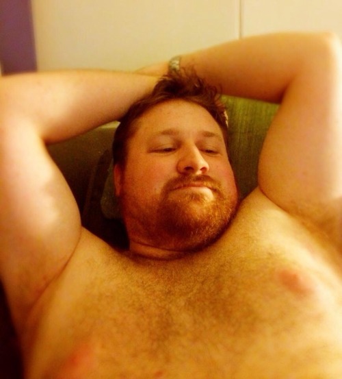 deckocub:  Chest Chuesday. I sit like this a lot, huh? 