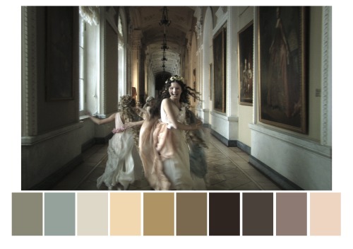 gacpars:Visual Literacy project.Take a movie still from 5 movies you like and make a color palette f