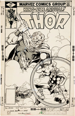 travisellisor:  the cover to Thor Annual