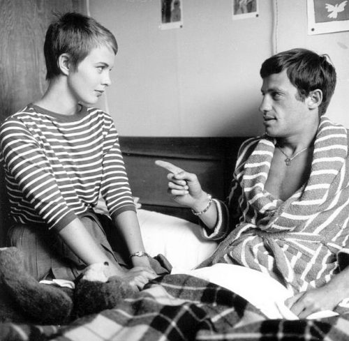 Jean Seberg and Jean-Paul Belmondo in Breathless I  À bout de souffle (Jean-Luc Godard, 1960)