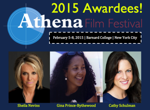 Meet our 2015 Athena Film Festival awardees! Check out Variety&rsquo;s announcement (http://goo.gl/i