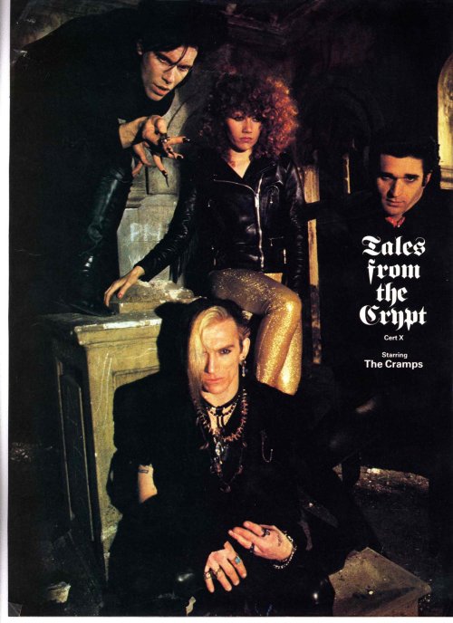 zombiesenelghetto-3:The Cramps: Lux Interior, Poison Ivy, Nick Knox and Bryan Gregory, 1979