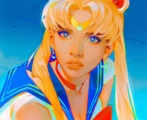 tincek-marincek: Sailor Moon Yep, I did this as well XD… I just really wanted to draw somethi
