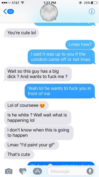 hotwife-texts: Convo between me and my girl. If you live in NYC, wanna fuck my girlfriend and have a