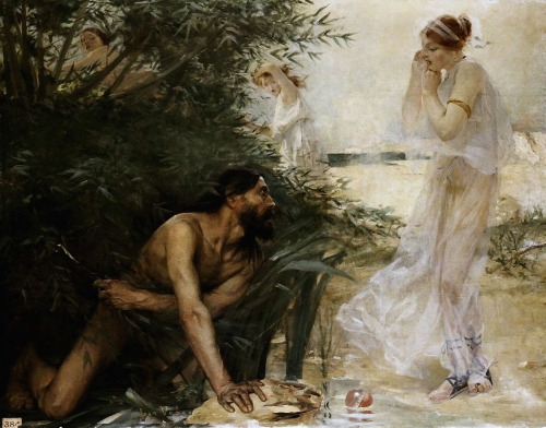 Jean Veber - Ulysses and Nausicaa, 1888