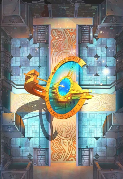 partyoftwo: Dungeon map Set no. 4 - a sealed tomb and a golden artifact!  Some of this is based on l