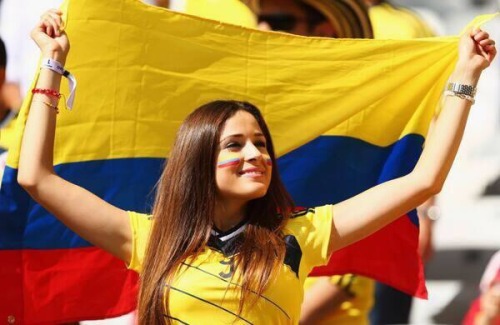 World cup fans hot girls