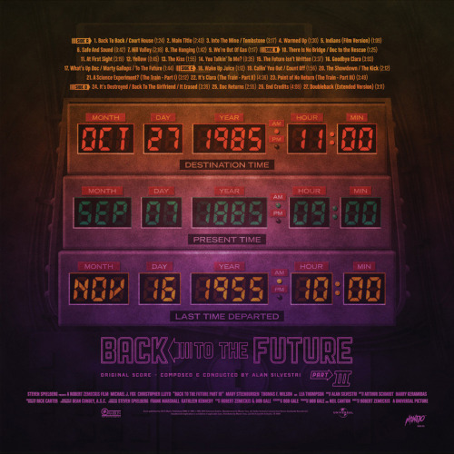 Back to the Future soundtracks on vinyl by Mondo