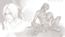 adirtyshipper:  drowning in lady sketches