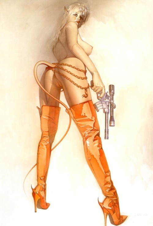 uthzen:  Hajime Sorayama… Not much i can say went i was young in art school he