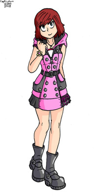 captaintaco2345:  Kairi’s new look is way too cute  Just reblogging some old stuff I really liked