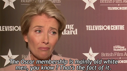 lapizsilkwood:Emma Thompson on Oscars diversity (x)Obviously, there’s been a lot of talk this award 