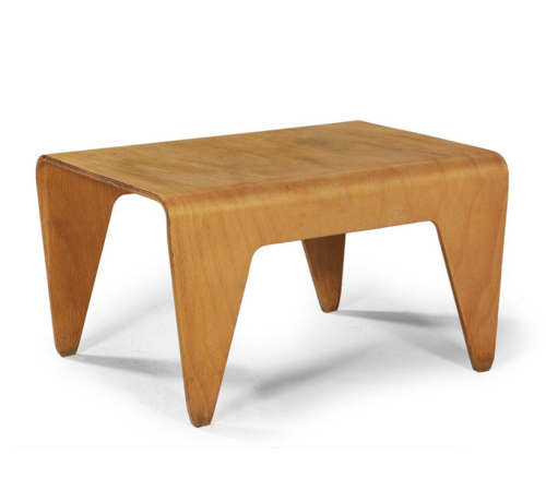 Marcel Breuer, nesting table, 1936. For Isokon Furniture Company, Great Britain. Bent laminated birc