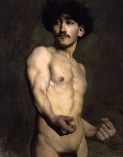 French Academic Male Nude (19th century)