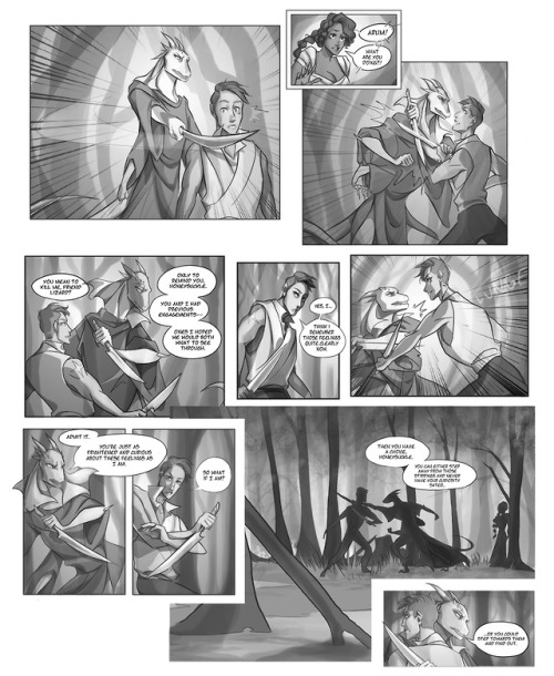 A continuation of my graphic novelization of Battle at World’s End, Pt. 6PreviousNext