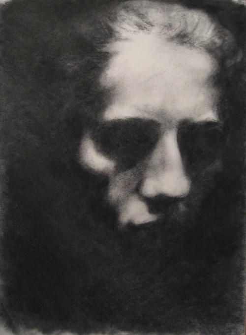 anitaleocadia:  Lucie Geffre - Head, charcoal