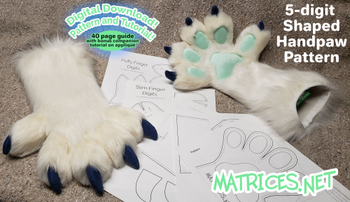 New handpaw pattern!!!
I am extremely proud to present my trusted handpaw pattern that I developed over the years – which now you can make too!!
This has spent a long time in development and has been a major goal of mine to write and share the...