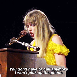 Taylor PerformingYoure Not Sorry, The Eras Tour Houston, Night 1