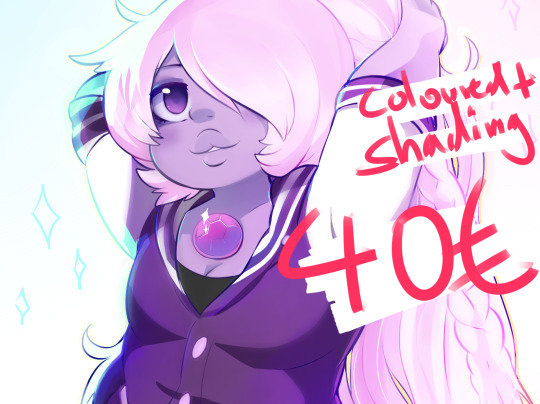 oo-magicalchan-oo:  me and @mari0s0​ want to help a friend outim always broke af so is there anyone interested in  commissioning me thatd be cool ( i need around 50$ )   fullbody sketches are 8€ 13 for fullbody, 10 for a sketch til the bust (this