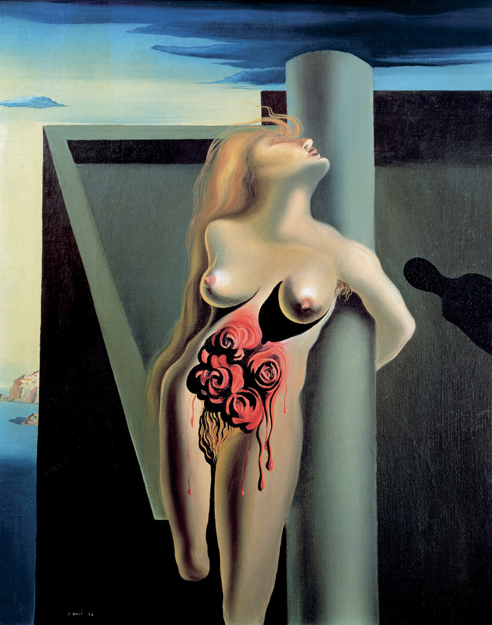 surrealistaa:  Salvador Dalí The Bleeding Roses, 1930 Oil on Canvas, 61 x 50 cm