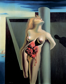 Surrealistaa:  Salvador Dalí The Bleeding Roses, 1930 Oil On Canvas, 61 X 50 Cm