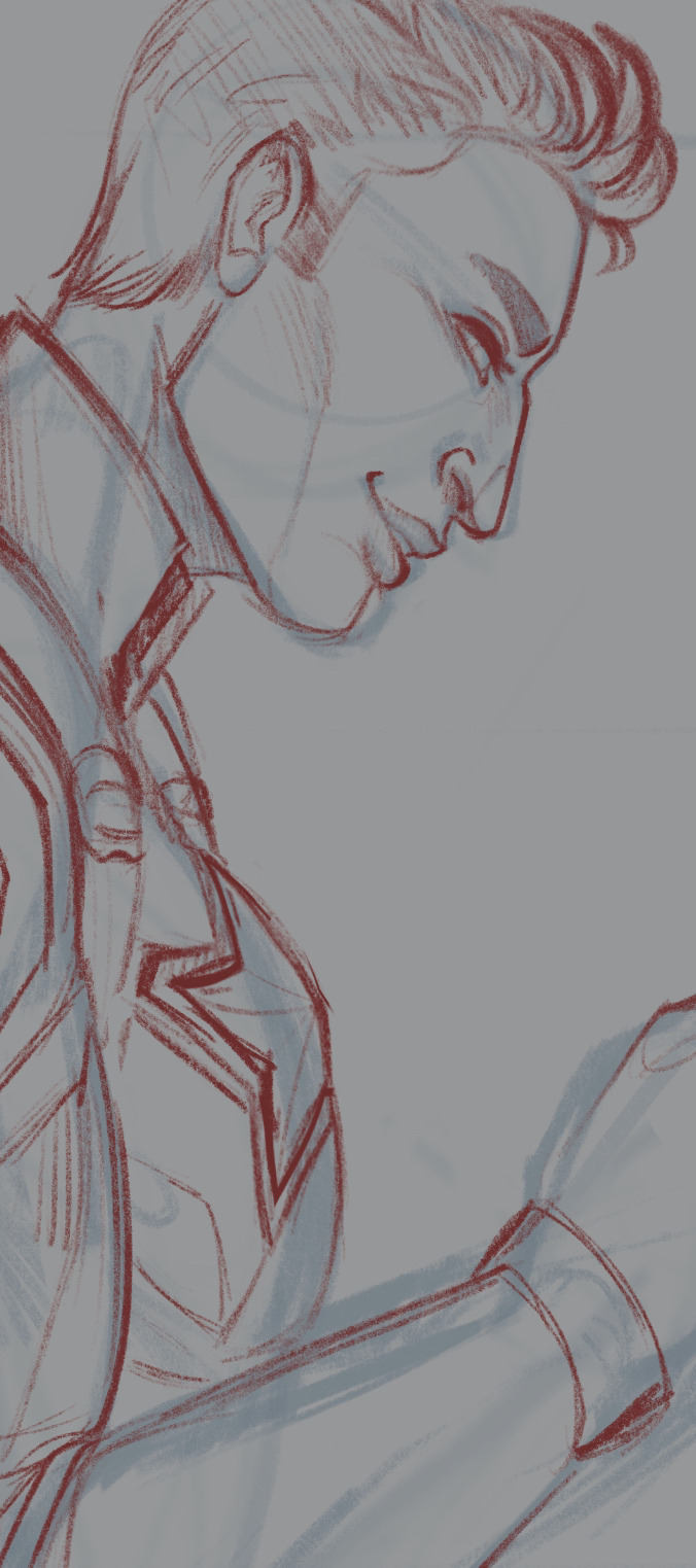 Sketching Something For A Fic Collab