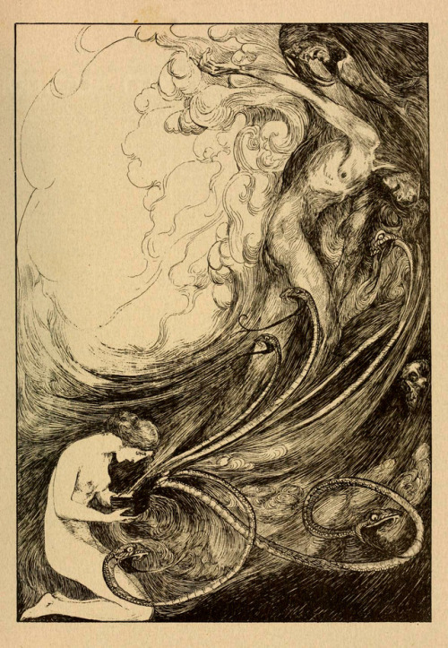 hildegardavon:thefugitivesaint William Andrew Pogány, 1882-1955Pandora, from “The Tale 