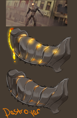 temperedfoe:  Designing The Destroyer’s cock before I draw him doing the dirty :)