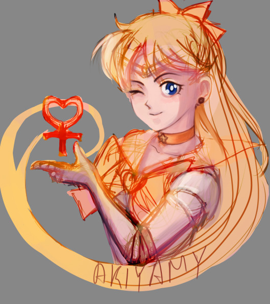 Fan Art Sailor Venus. Sketch for print in DBH. I plan to finish by March 8.
And one more sketch.
Recently, I am working on images for printing for DBH. Alas, I can not put the full-fledged work to the public.