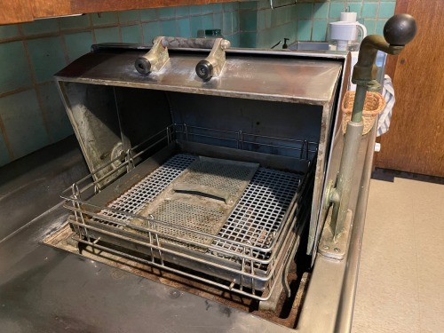 This strange-looking device, located in the small pantry between Glencairn’s kitchen and dining room